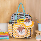 Black White Animals Box Backpack