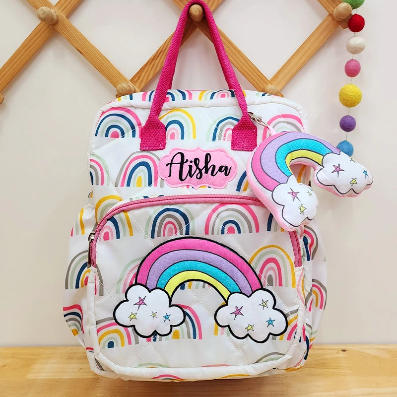 Buy Rainbow Box Backpack for Kids Online in india Rosada Baby