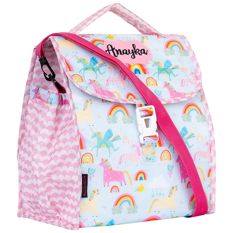 Blue Unicorn Insulated Lunch Bag - Site View 4