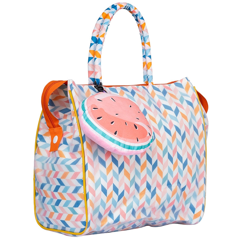 English Zigzag Tote Bag - Site View