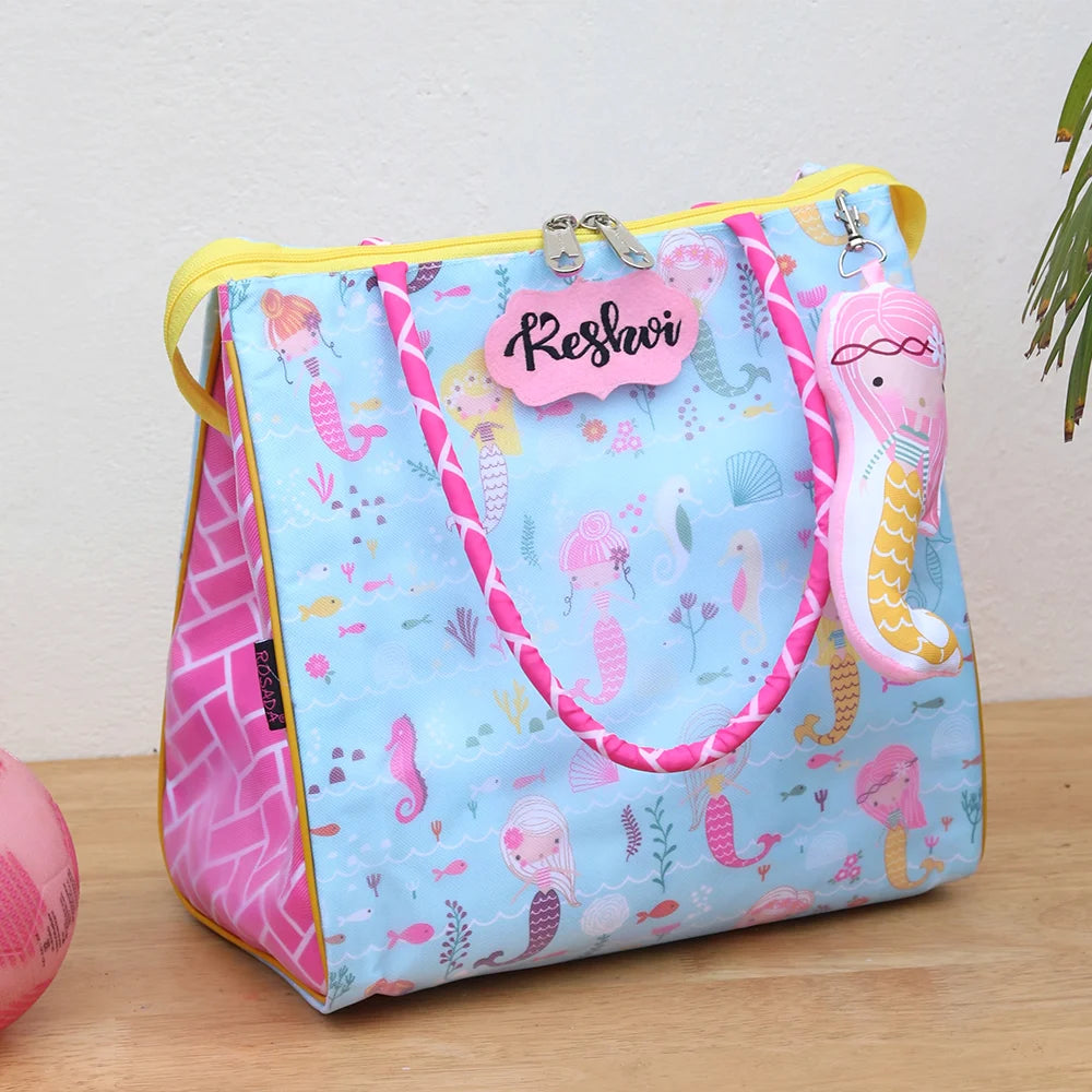 Daraz Pk Kids Nursery Bag Mermaid Tote Bag - Main Image