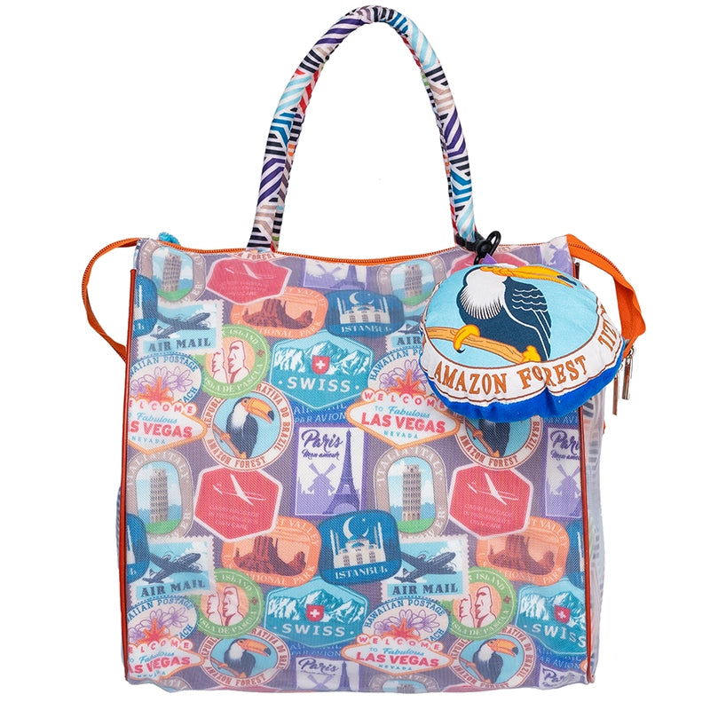 Travel Tote Bag - Front View