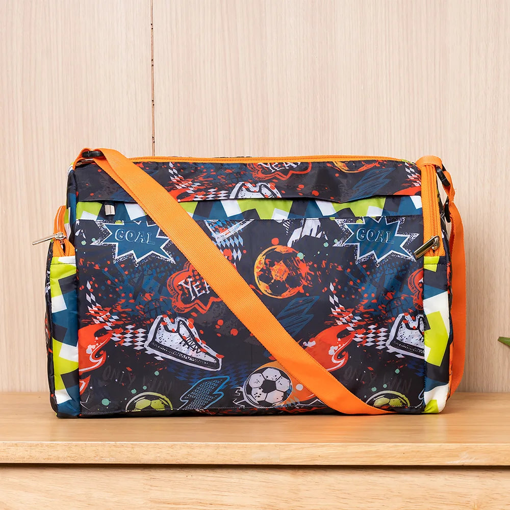 Soccer Printed Sports Duffle Bag