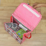 Candy Cane Insulated Lunch Bag