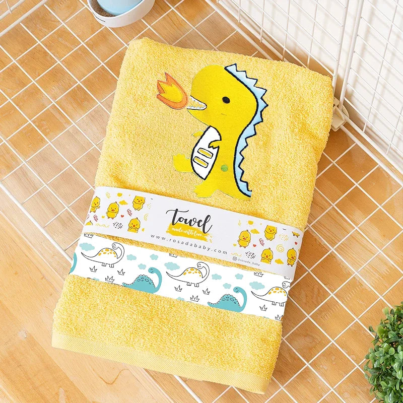 Dinosaur Towel - Front View