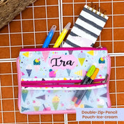 Double Zip Pencil Pouch