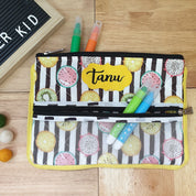 Double Zip Pencil Pouch