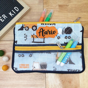 Double Zip Pencil Pouch