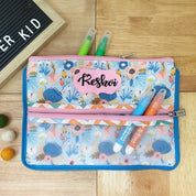 Double Zip Pencil Pouch