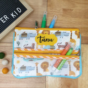 Double Zip Pencil Pouch