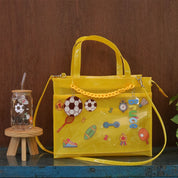 Sports Double Pocket Jelly Tote Bag & Wet Pouch