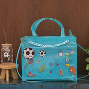 Sports Double Pocket Jelly Tote Bag & Wet Pouch