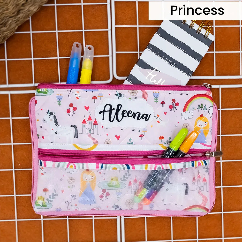 Double Zip Pencil Pouch