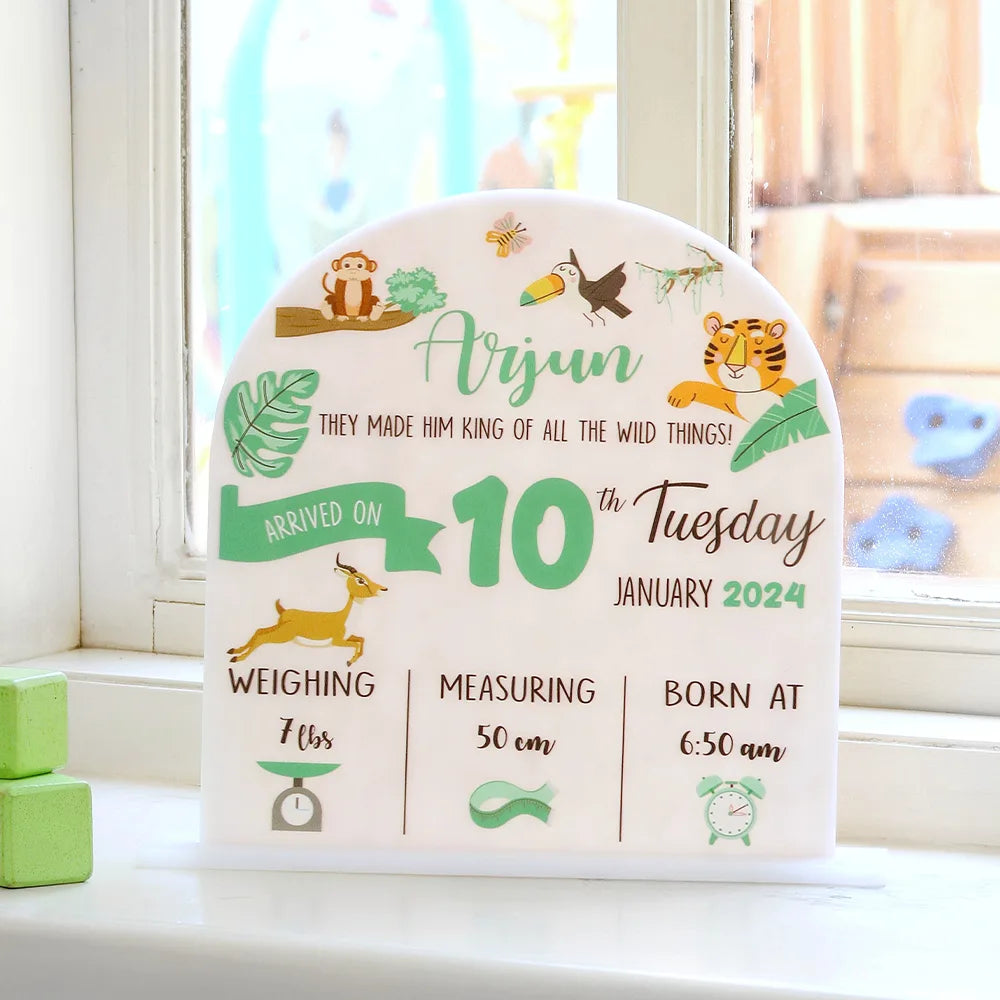 Jungle Birth Detail Frame