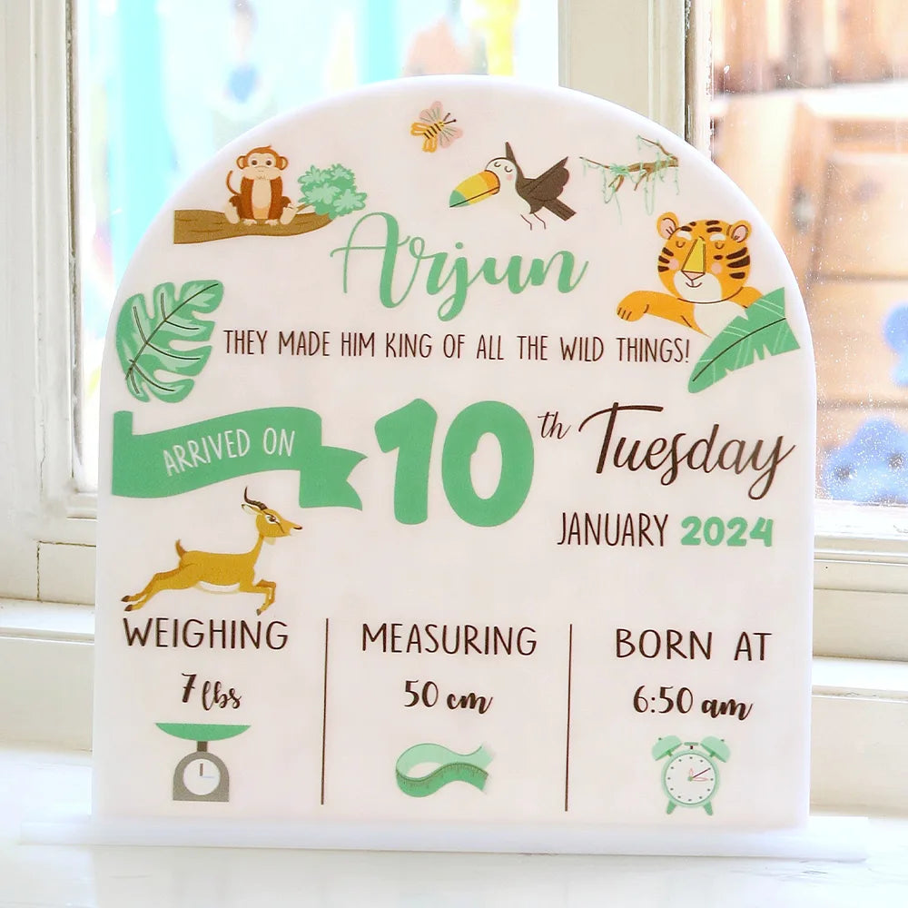 Jungle Birth Detail Frame