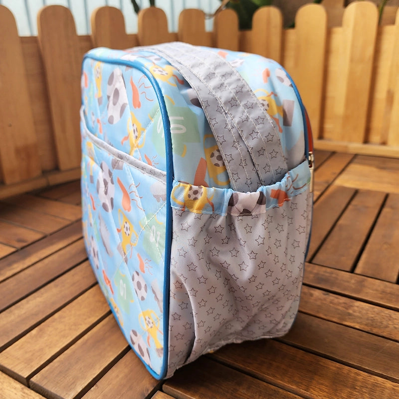 Football Champ Baby Diaper Bag - Site View