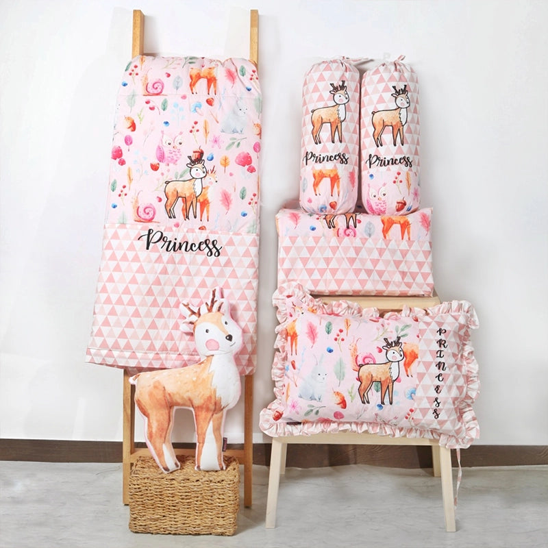 Forest Deer Baby Bedding Items Rosada Baby