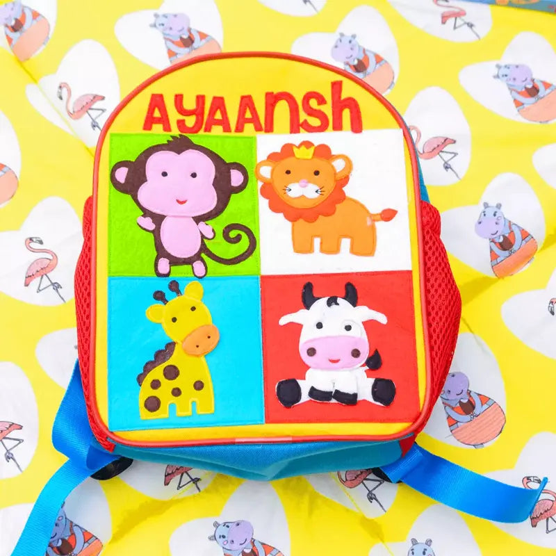 Four Animals Backpack - Front View