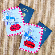 Gladiator Print Passport Cover & Luggage Tag