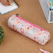 Round Pencil Pouch - Forest Deer