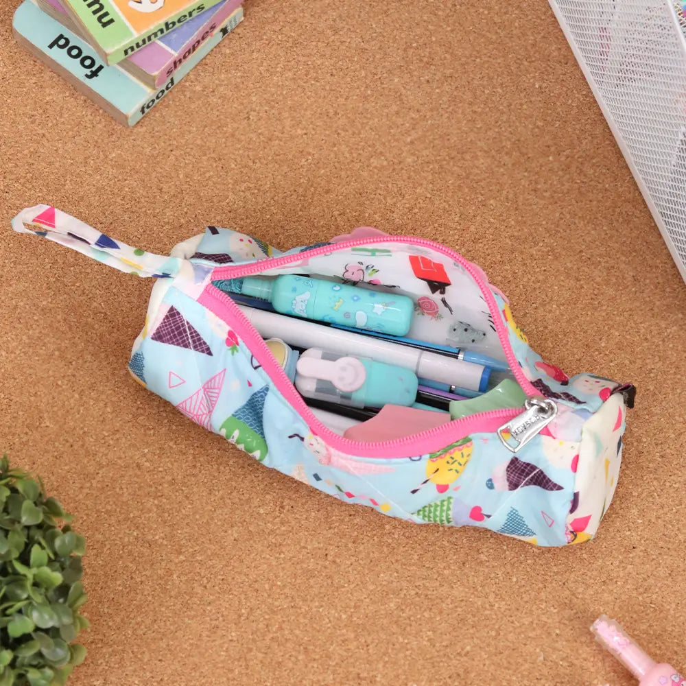 Round Pencil Pouch - Ice-cream