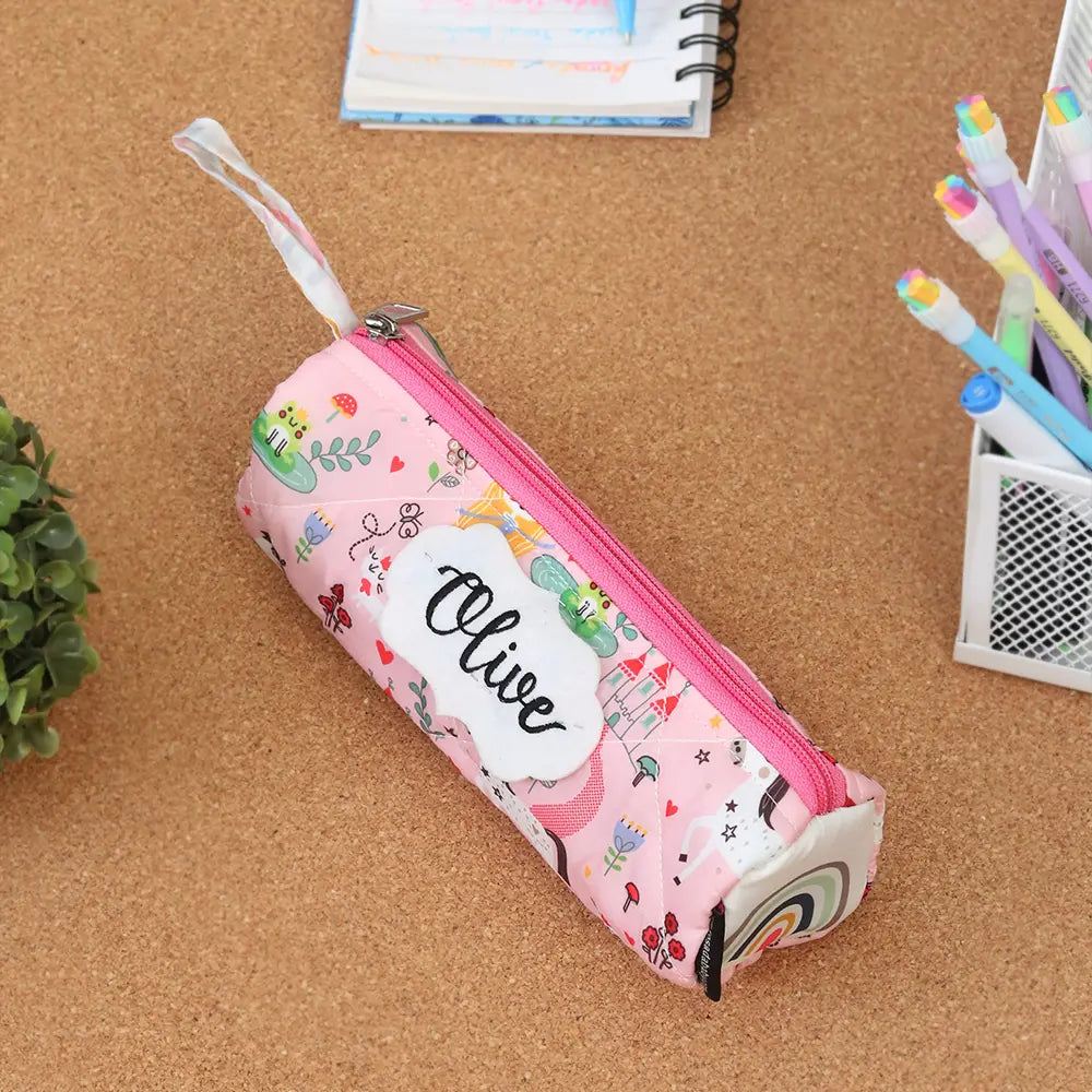 Round Pencil Pouch - Princess
