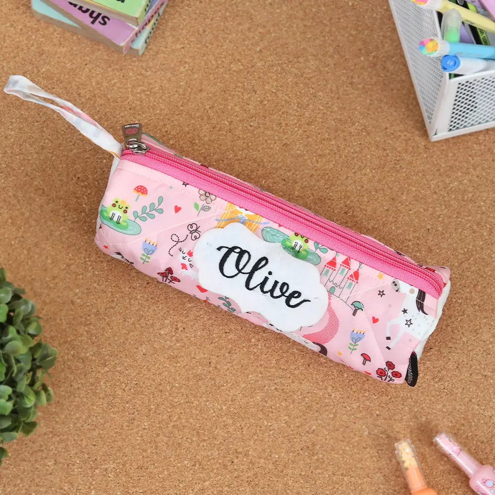 Round Pencil Pouch - Princess