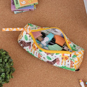 Round Pencil Pouch - Giraffe