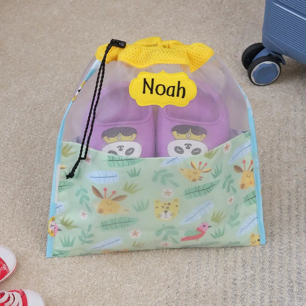 Shoe Pouch - Lazy Zoo