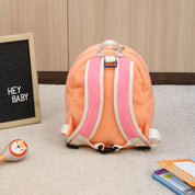 Peachy Purple Plush Baby Backpack