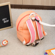 Peachy Purple Plush Baby Backpack