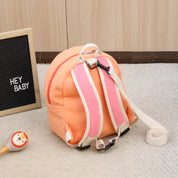 Peachy Purple Plush Baby Backpack