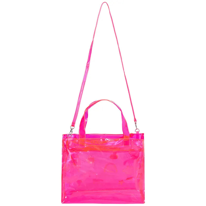 Double Pocket Jelly Tote Bag & Wet Pouch