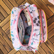 Lilac Garden Baby Diaper Bag