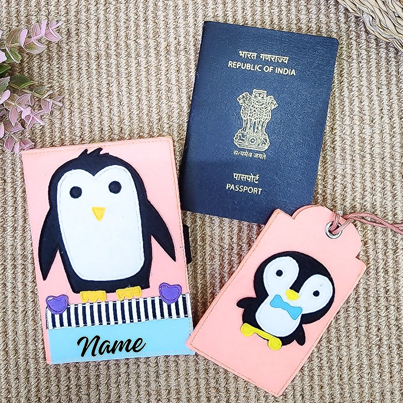 Penguin-Felt-Passport-Cover-luggage-tag.webp