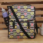 Stripes Fruits Insulated Lunch Bag
