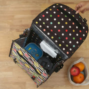 Stripes Fruits Insulated Lunch Bag