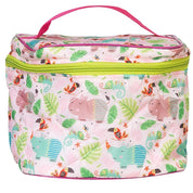 Vanity Pouch - Pink Hippo
