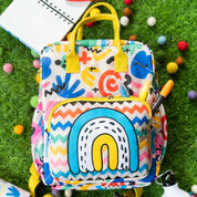Abstract Box Backpack - Front View