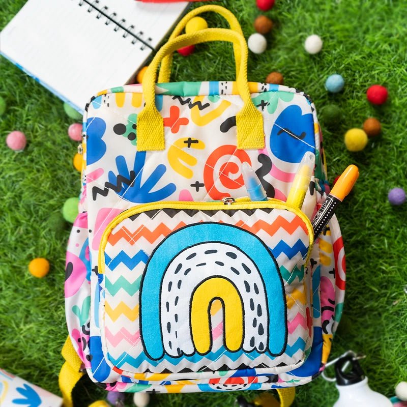 Abstract Box Backpack - Front View