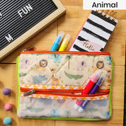 Double Zip Pencil Pouch