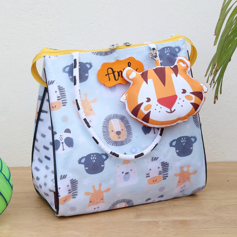 Blue Lion Tote Bag