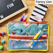 Double Zip Pencil Pouch