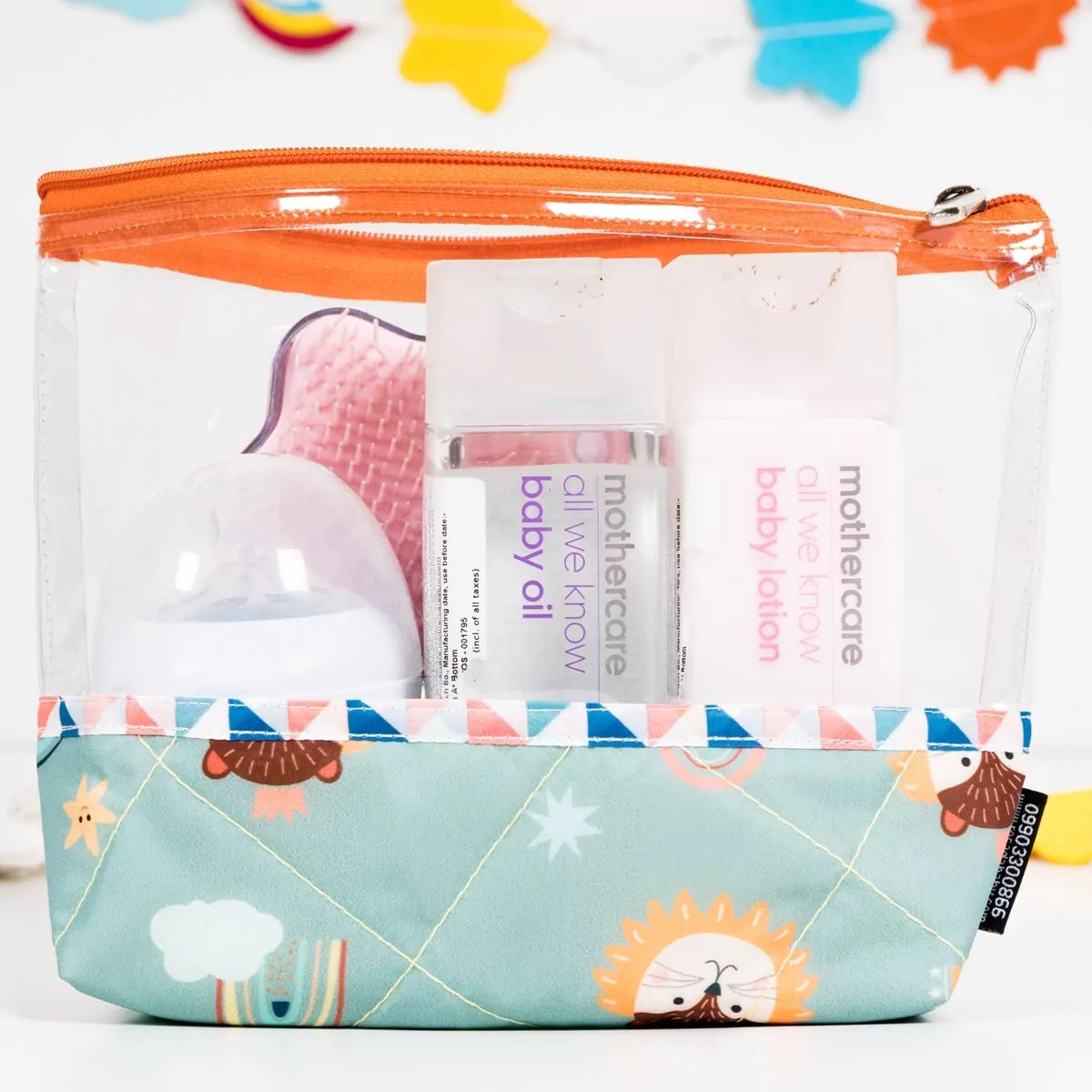 Clear Zip Kit - Fancy Lion