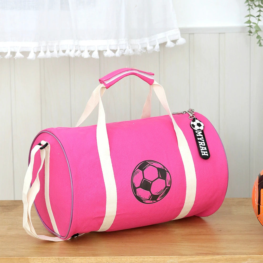 Soccer Canvas Duffle Bag