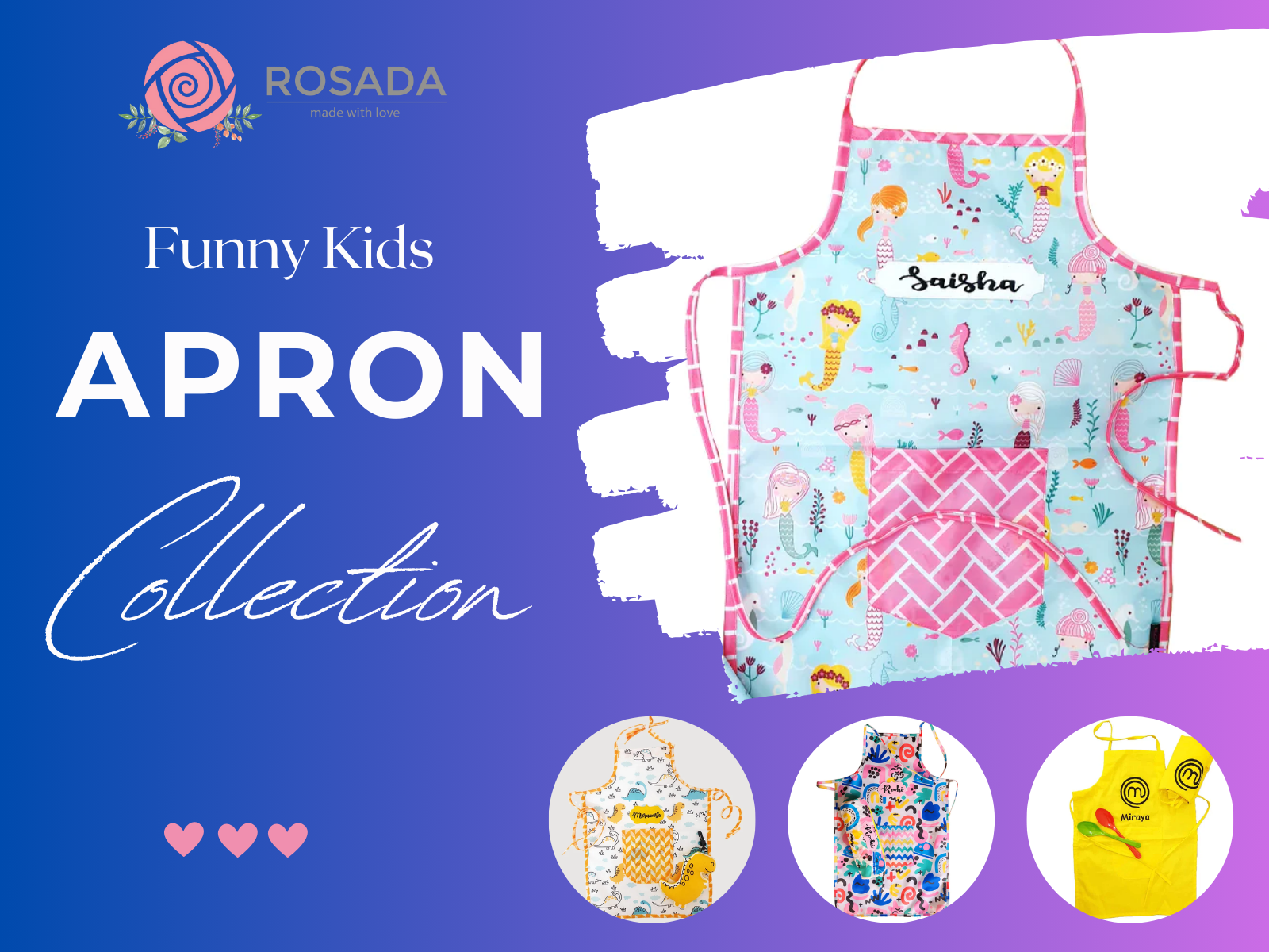Buy Funny Kids Personalized Aprons Online In India