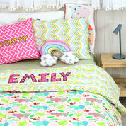 Pink Hippo Comforter