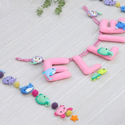 Underwater Pink Name Bunting