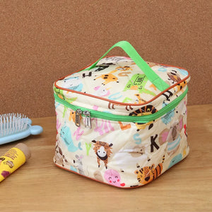 Vanity Pouch - White Alphabet