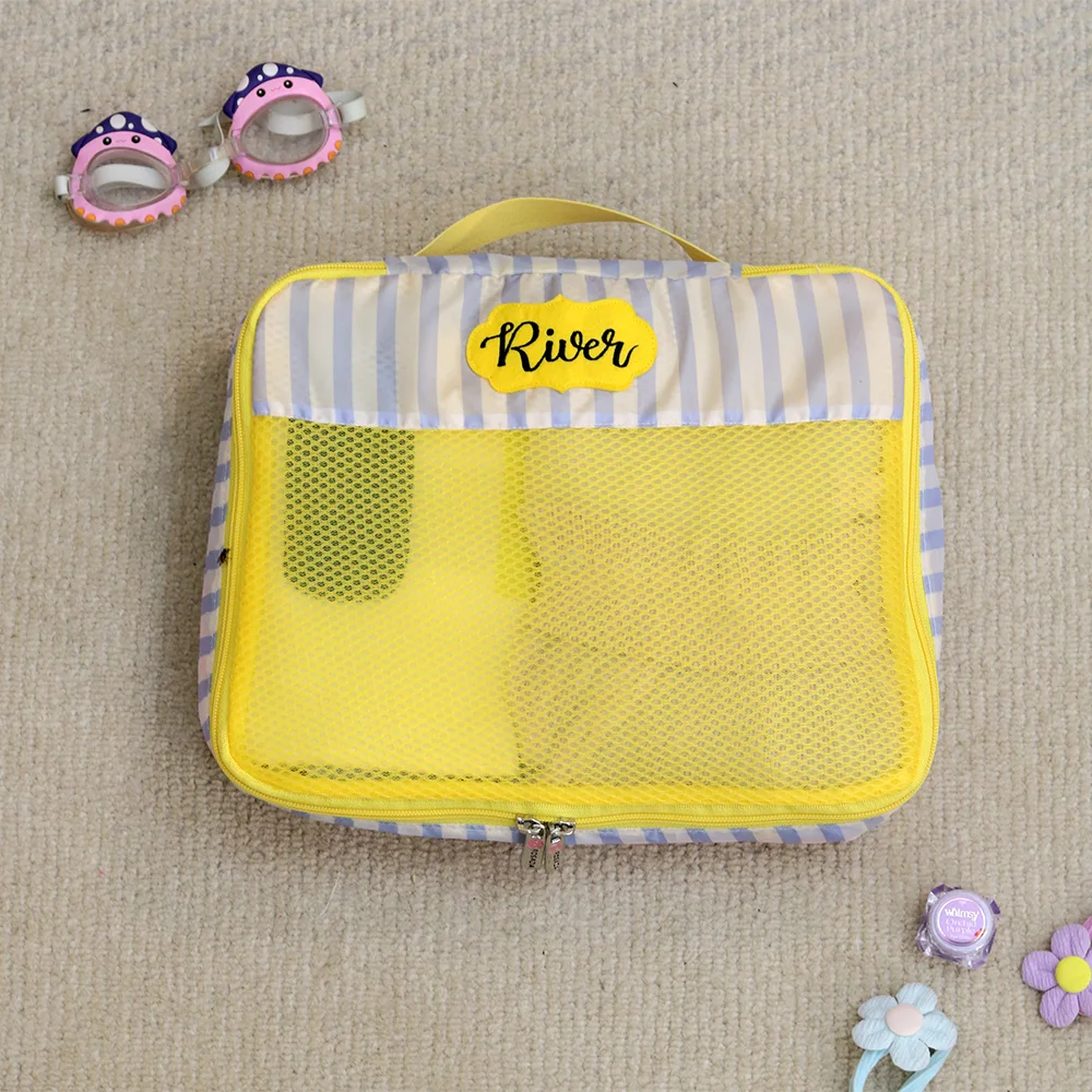 Amalfi Yellow 5 Piece Packing Cube Set